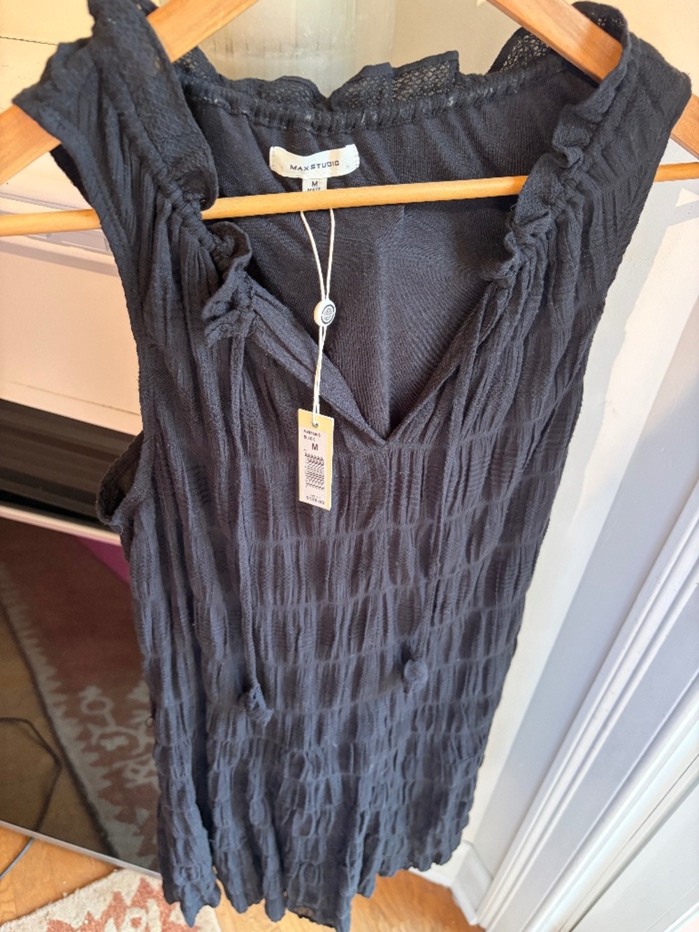 NWT Max Studio Sleeveless Cotton Swing Dress